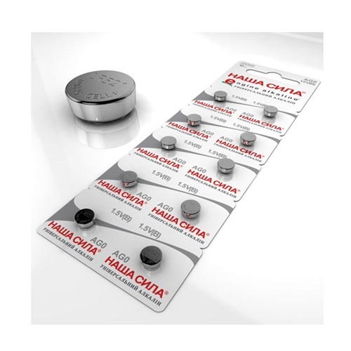 Батарейка годинникова Наша Сила AG 0